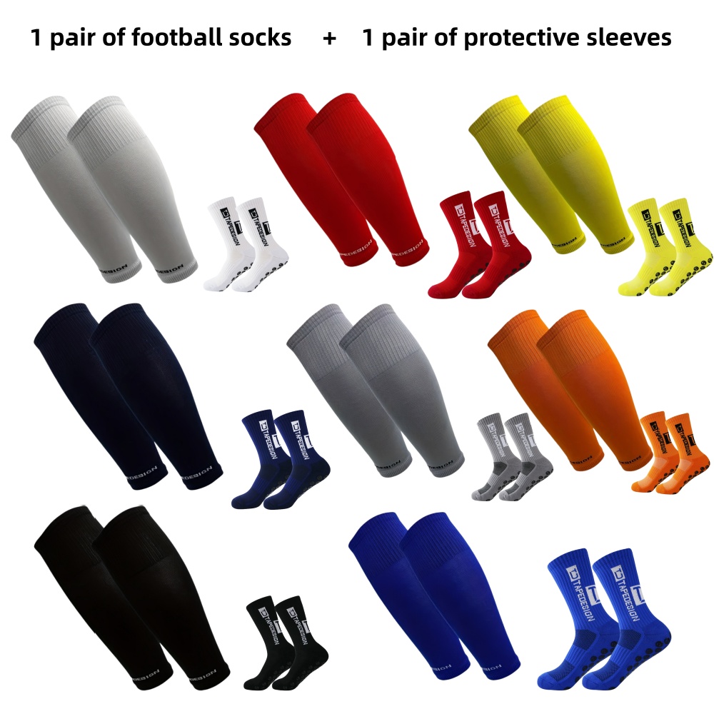 Knee Sleeve Pair - 1 pair of football socks+1 pair
