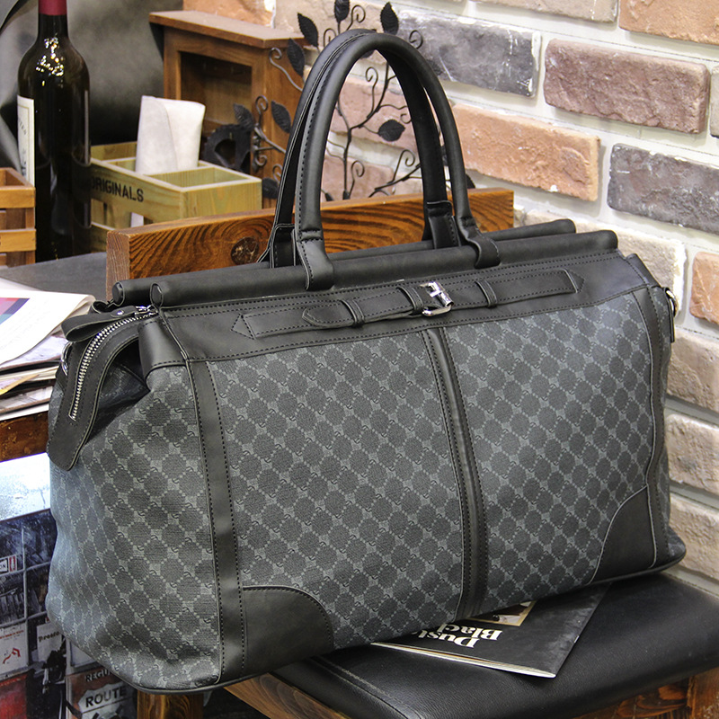 Crossfit G - Fashion Plaid Travel Bag Men Handbag