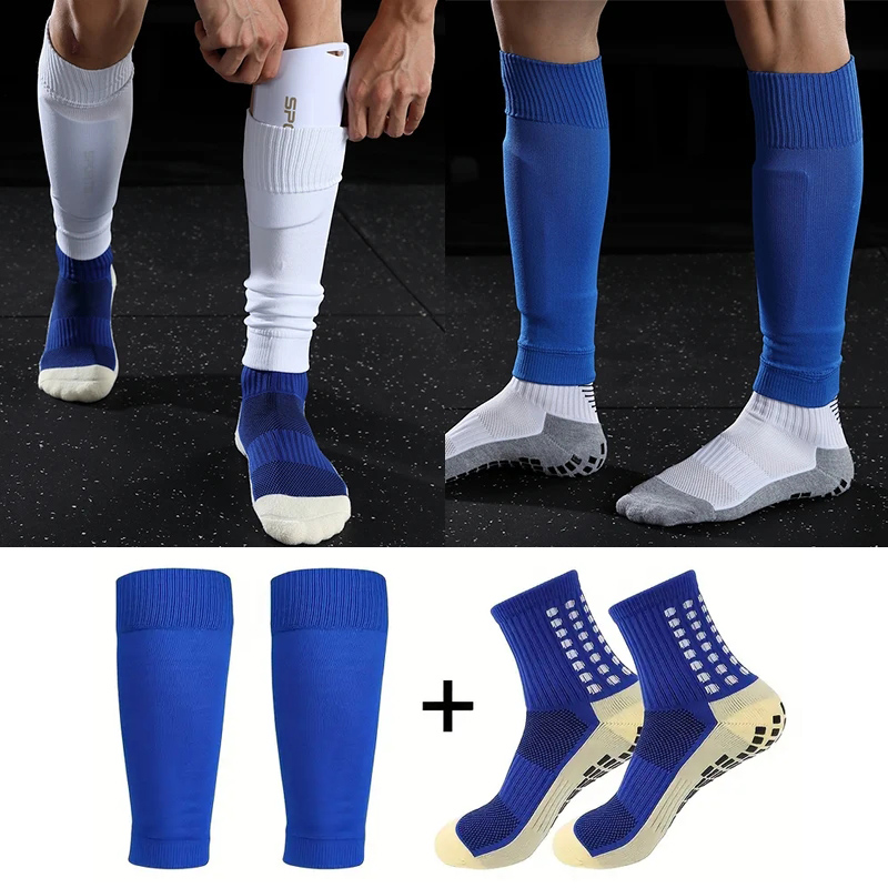 Knee Sleeve Pair - 2 Pairs Anti-Slip Breathable Fitness Football