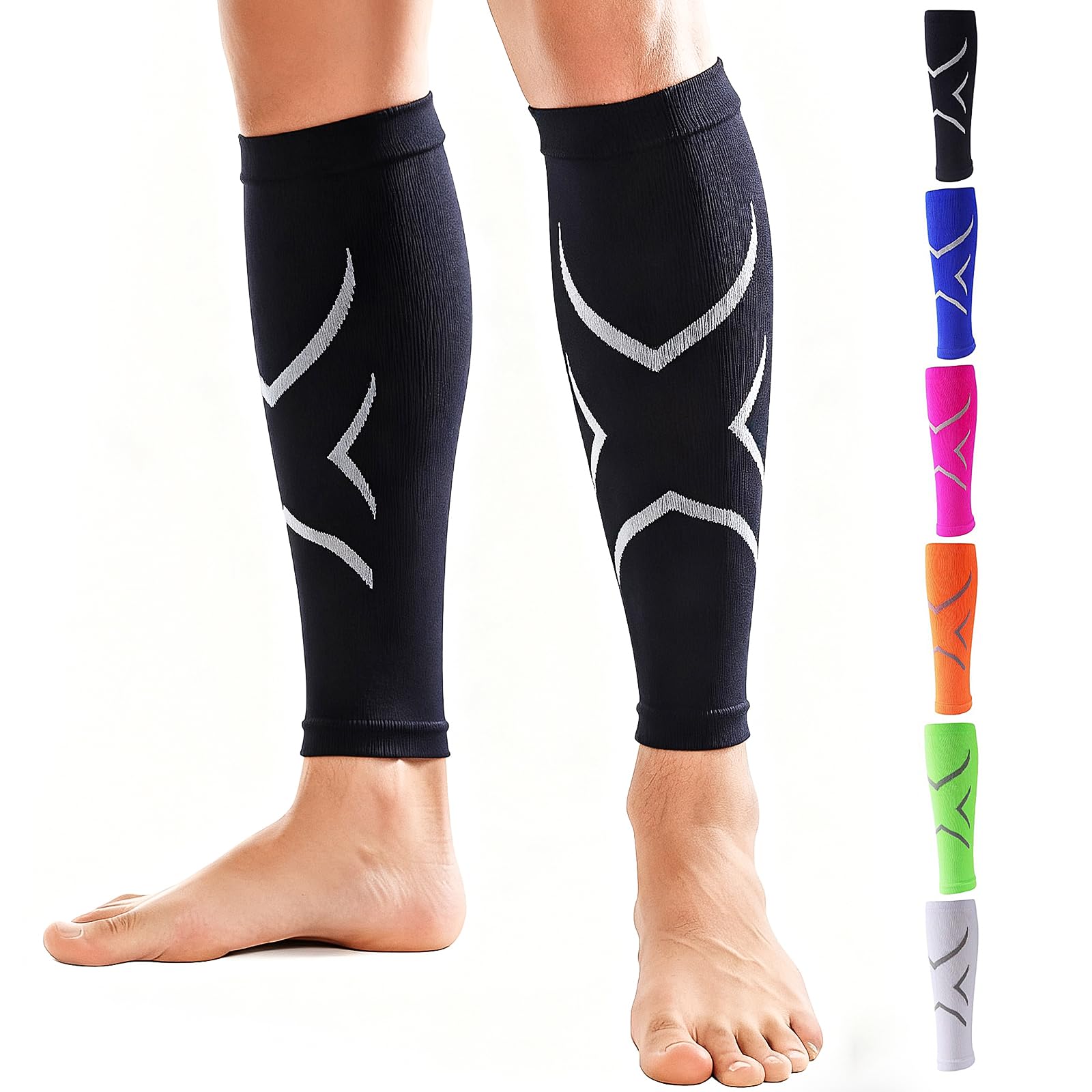 Shin Guard Crossfit - 1Pair Calf Compression Sleeves Running Cycling