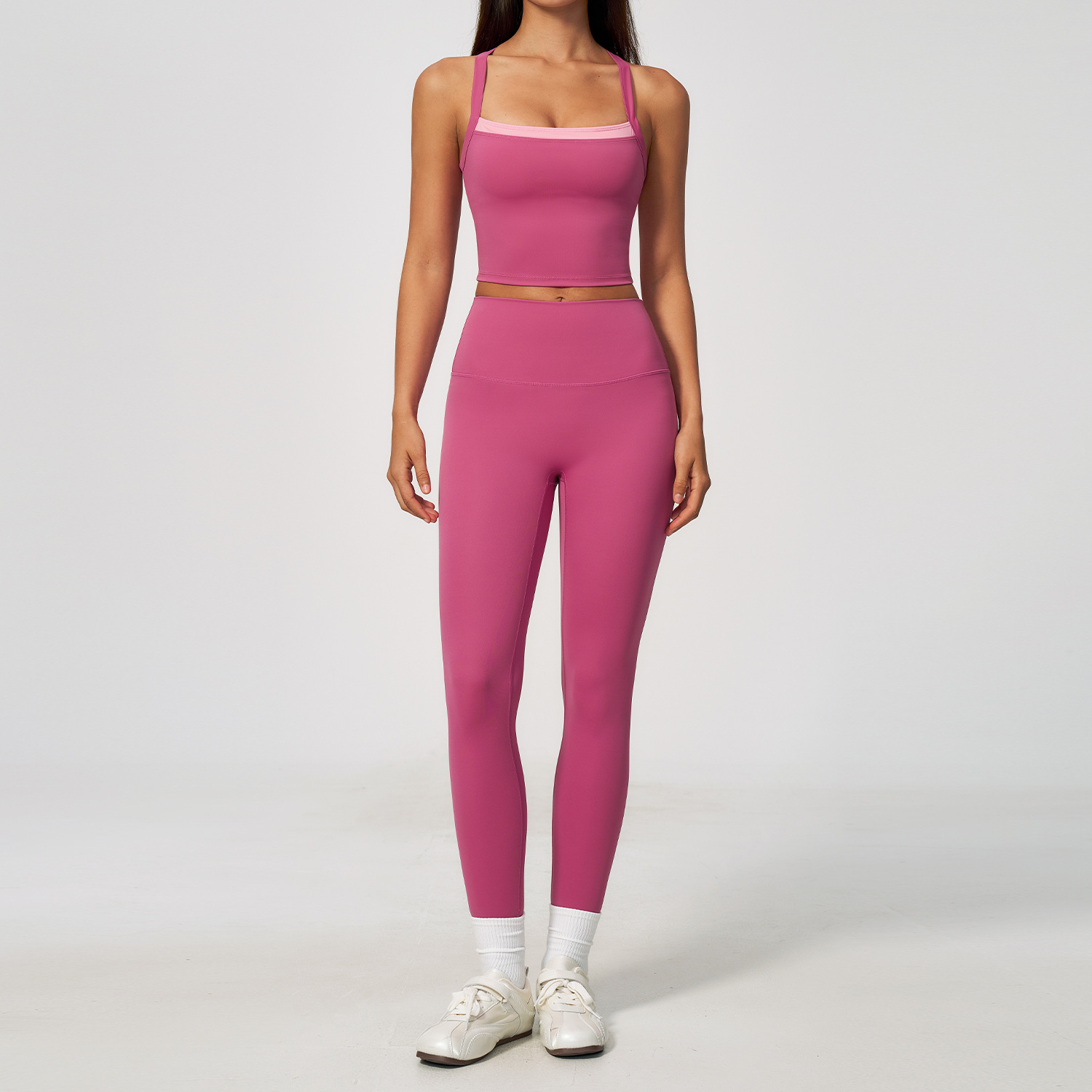 Yoga Set 2pcs Women Gym Set Ba - огляд і ціна Crossfit Vest