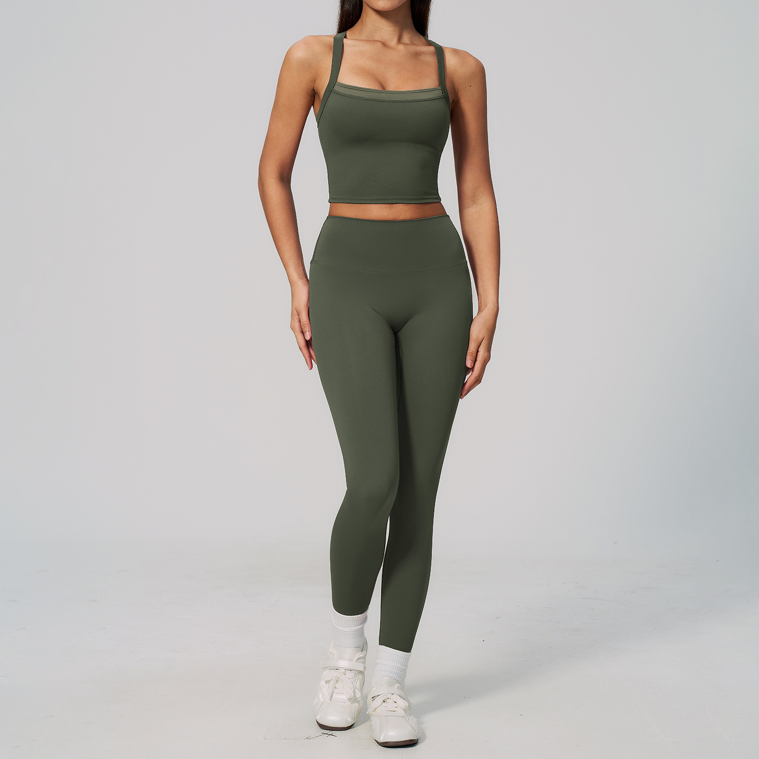 Yoga Set 2pcs Women Gym Set Ba - огляд і ціна Crossfit Vest